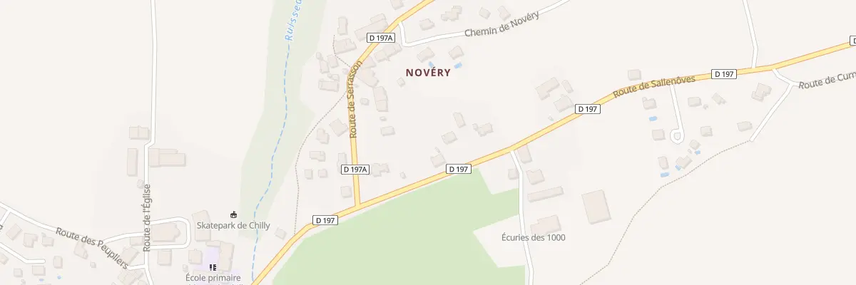 Plan du 385 Rte de Sallenôves à Chilly