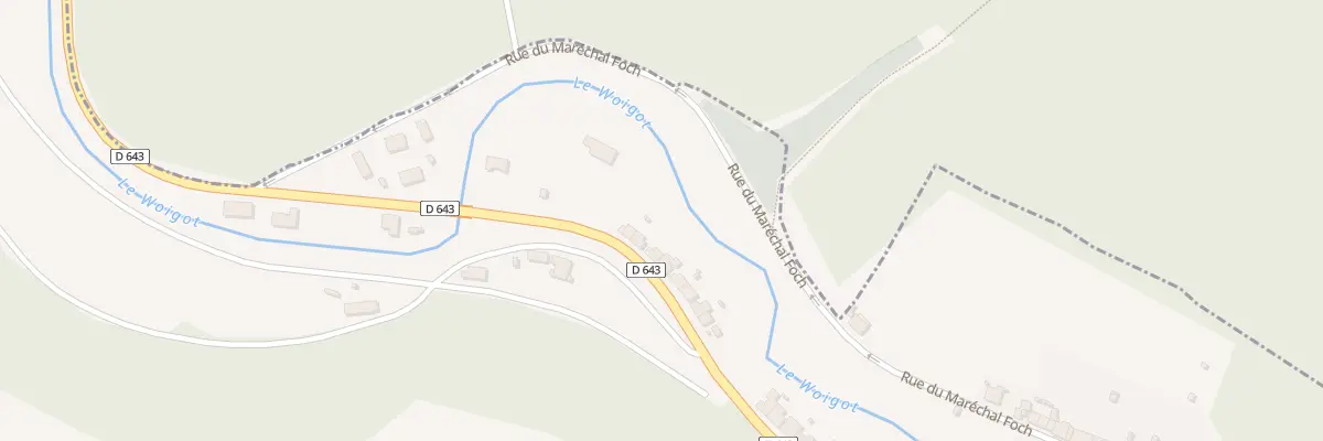 Plan du 28 Rue de Verdun à Moutiers