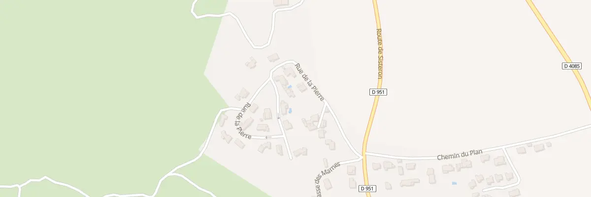 Plan du 13 Rue de la Pierre à Peipin