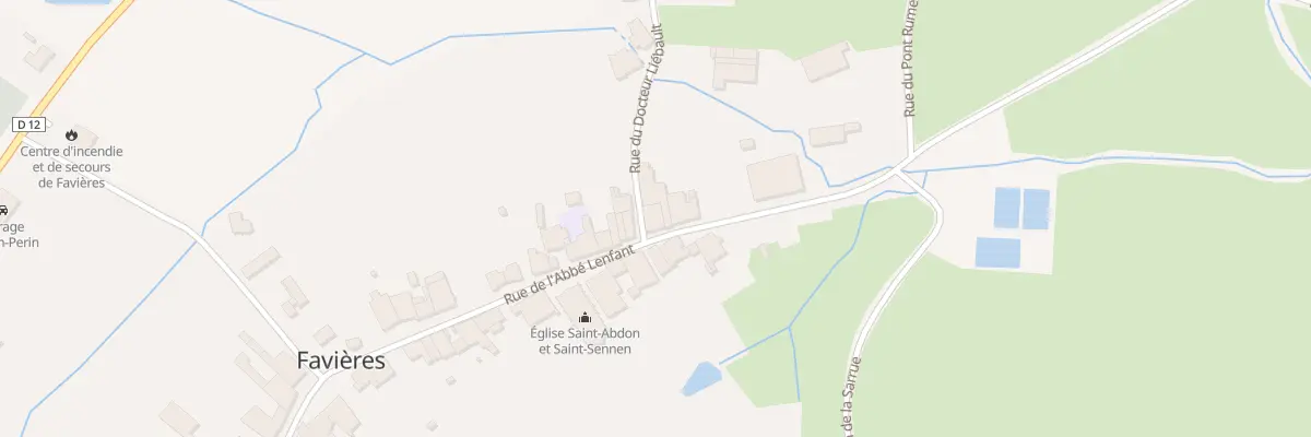 Plan du 2 Rue Docteur Liebault à Favières