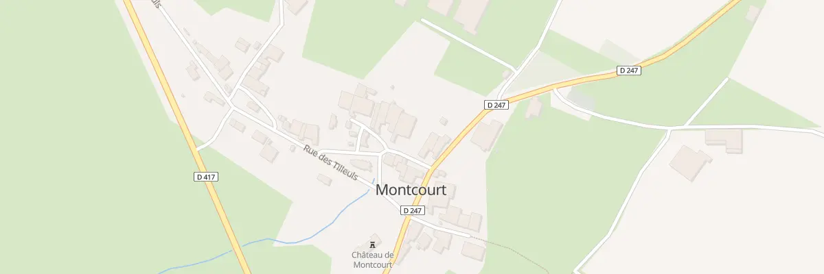 Plan du 6 Rue de l’Eglise à Montcourt
