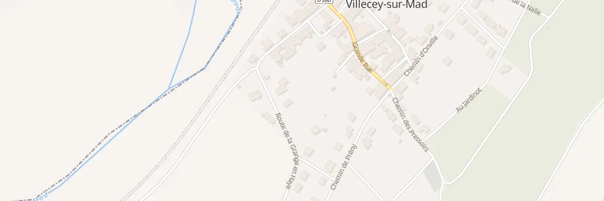 Plan du 5460 Rte de la Grange En Haye à Villecey-sur-Mad