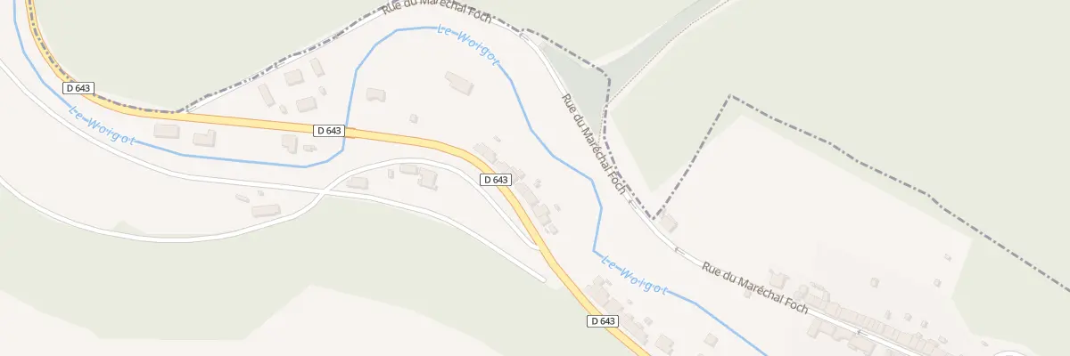 Plan du 25 Rue de Verdun à Moutiers