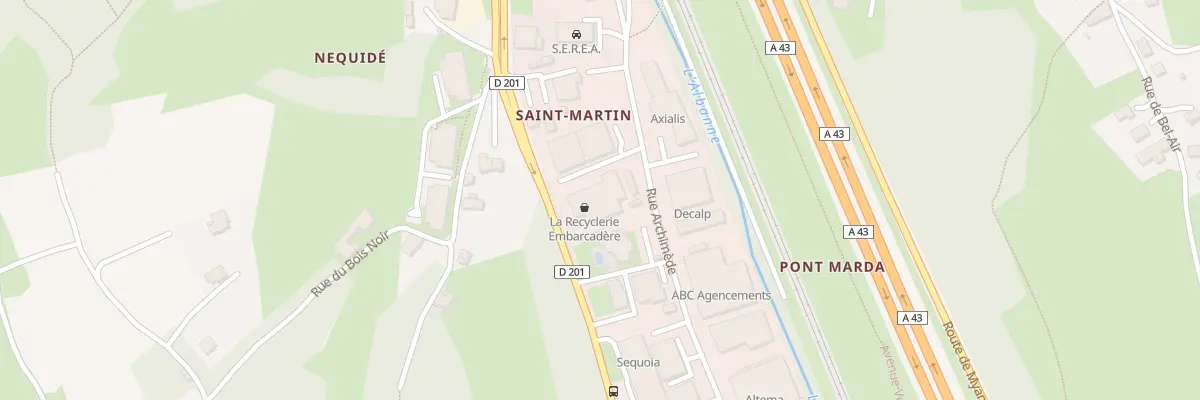 Plan du 1627 Rte d’Apremont à La Ravoire