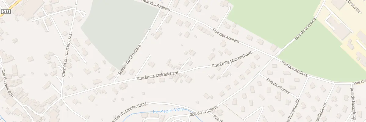 Plan du 297 Rue Emile Mairerichard à Vittel