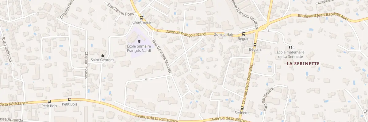 Plan du 8 Rue Jean Henri Fabre à Toulon