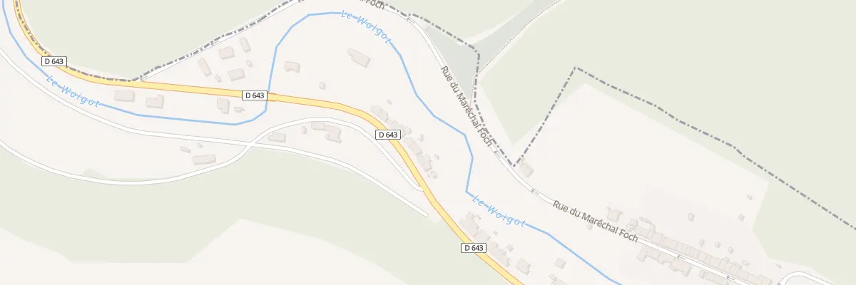 Plan du 24 Rue de Verdun à Moutiers