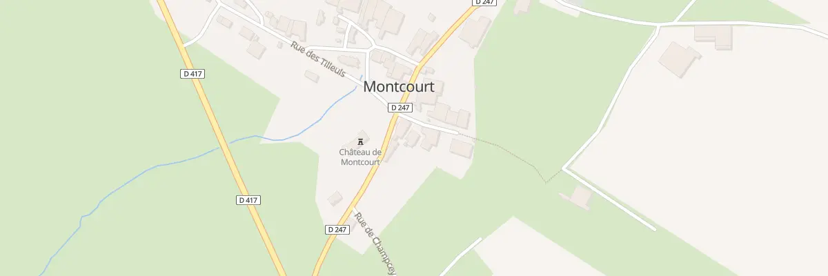 Plan du 4 Rue de la Charriere à Montcourt
