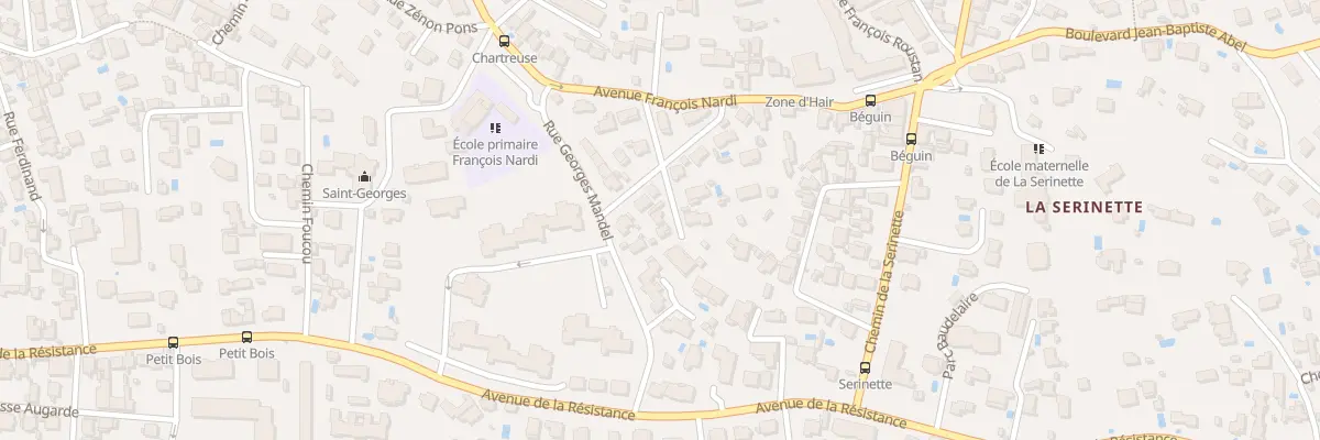 Plan du 10 Rue Jean Henri Fabre à Toulon