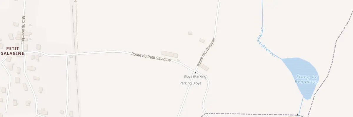 Plan du 477 Rte du Petit Salagine à Bloye