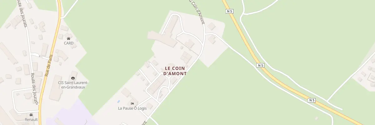 Plan du 29 Rue du Coin d’Amont à Saint-Laurent-en-Grandvaux