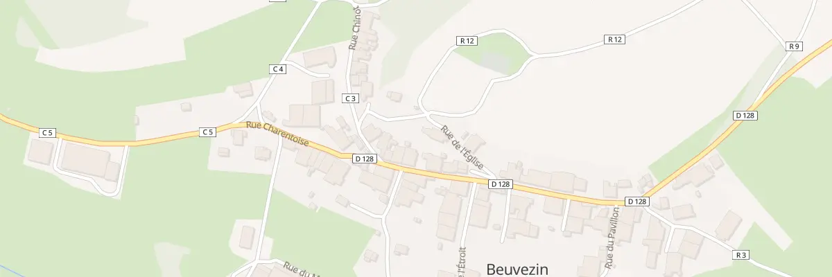 Plan du 5 Rue Charentoise à Beuvezin