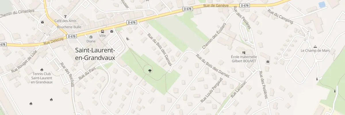 Plan du 7 Rue du Bois des Dames à Saint-Laurent-en-Grandvaux
