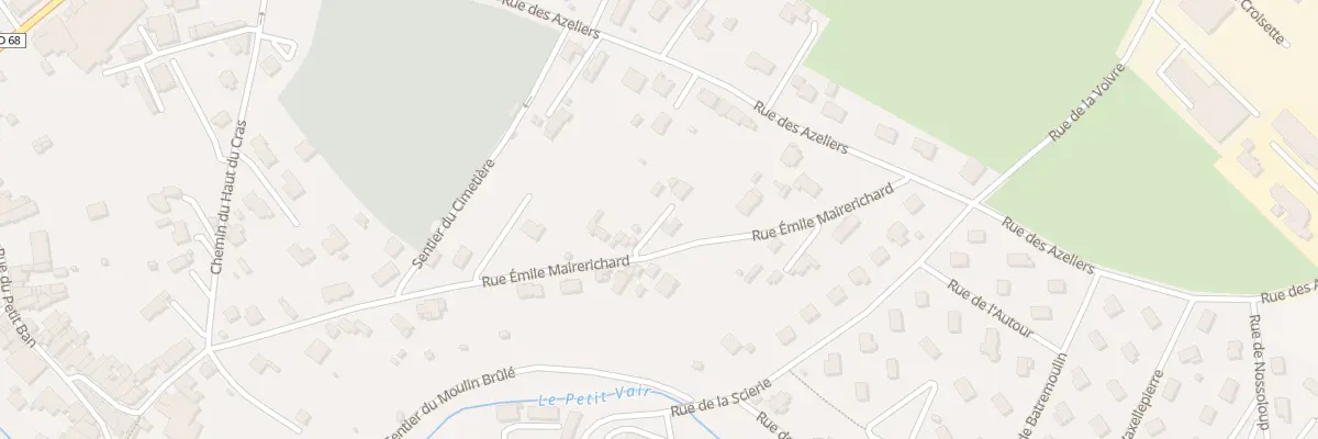Plan du 309 Rue Emile Mairerichard à Vittel