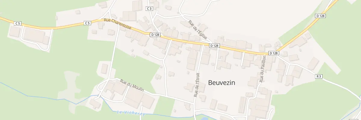 Plan du 5 Rue de l’Etroit à Beuvezin
