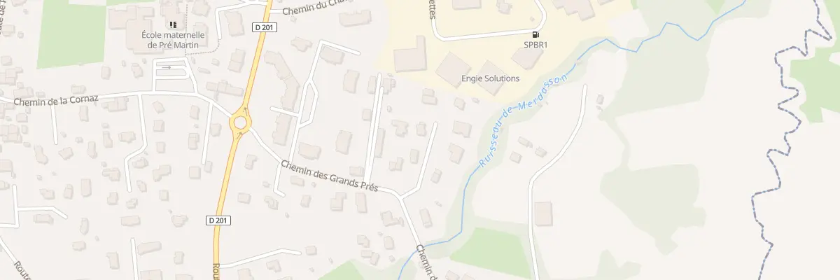 Plan du 209 Che des Grands Prés à Saint-Baldoph