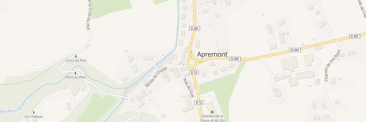 Plan du 8 Rte du Crozet à Apremont
