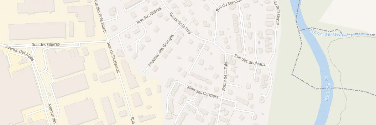 Plan du 44 Rte de la Fuly à Rumilly