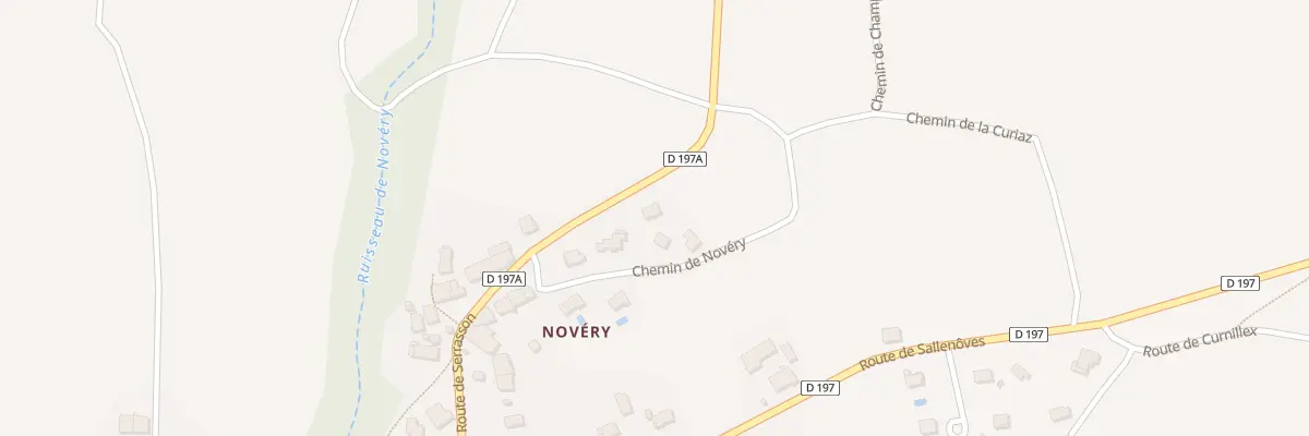Plan du 324 Rte de Serrasson à Chilly