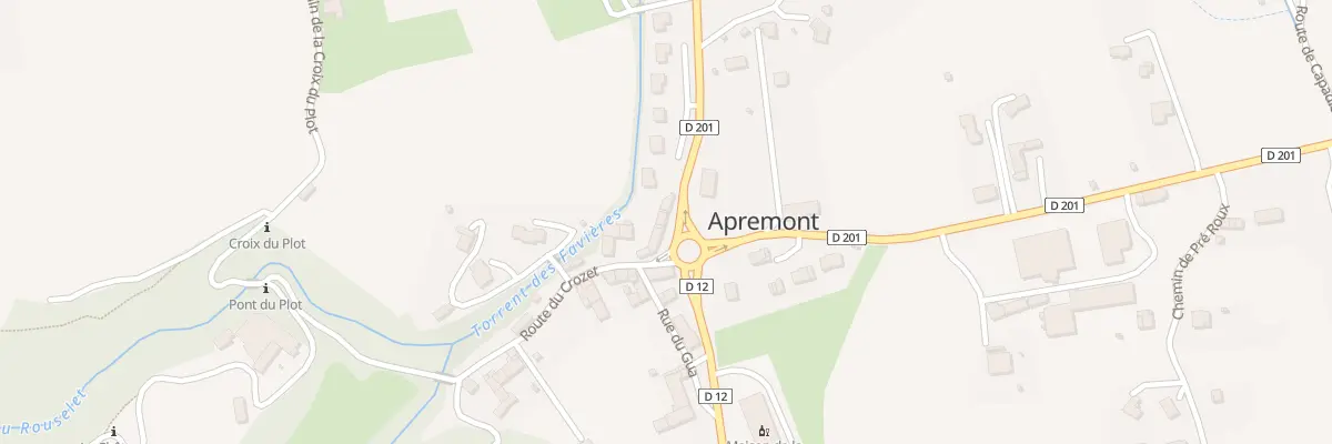 Plan du 5178F Le Gaz à Apremont