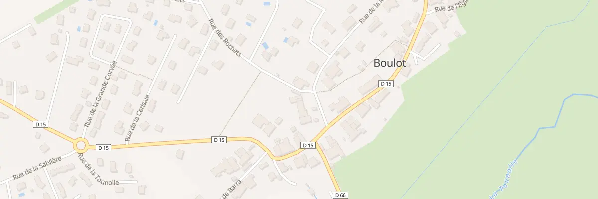 Plan du 12 Rue de la Marne à Boulot