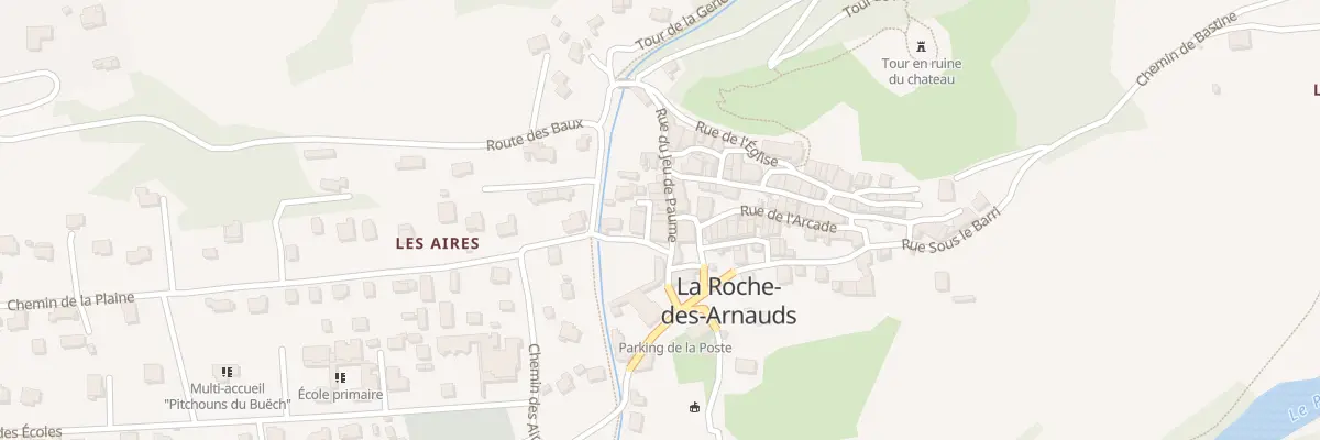 Plan du 20 Tra du Jeu de Pomme à La Roche-des-Arnauds