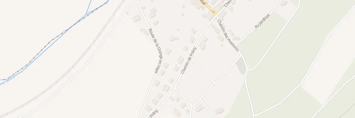 Plan du 9 Rte de la Grange En Haye à Villecey-sur-Mad