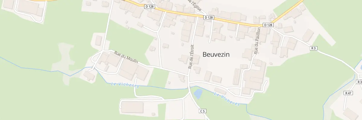 Plan du 9 Rue de l’Etroit à Beuvezin