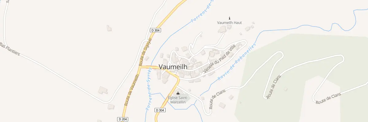 Plan du 88 Mte du Chateau à Vaumeilh