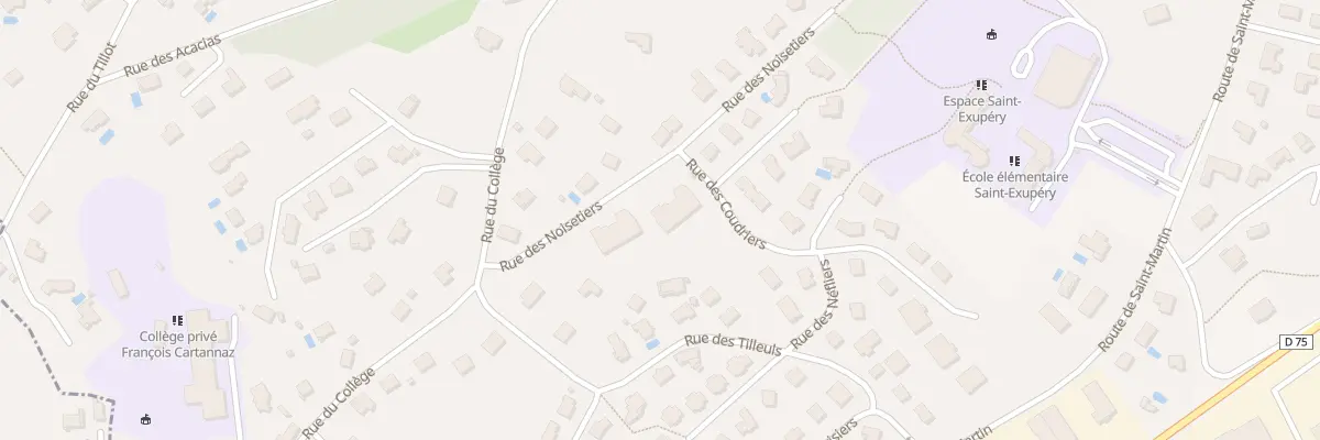 Plan du 2A Rue des Coudriers à Pirey