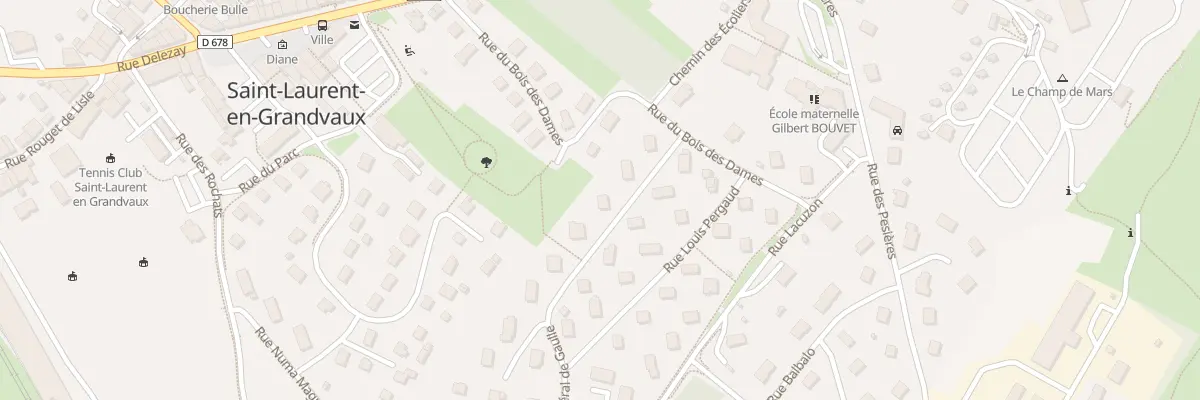 Plan du 4 Rue du Général de Gaulle à Saint-Laurent-en-Grandvaux