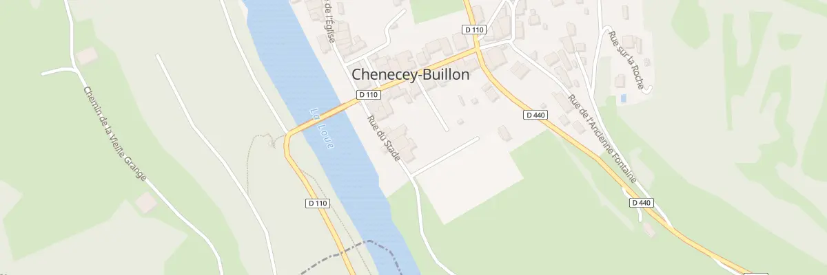Plan du 9 Rue du Stade à Chenecey-Buillon