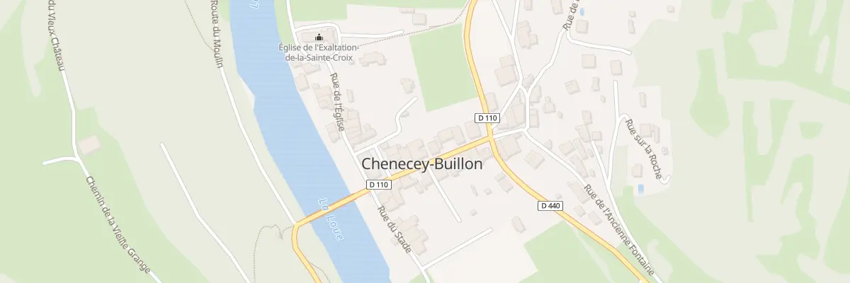 Plan du 15 Gr Grande Rue à Chenecey-Buillon