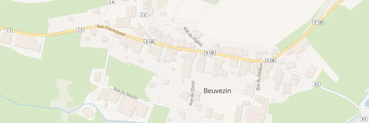 Plan du 3 Rue de l’Etroit à Beuvezin