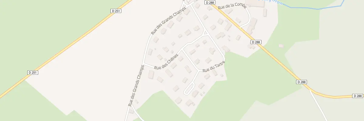 Plan du 11 Rue des Chênes à Chapois