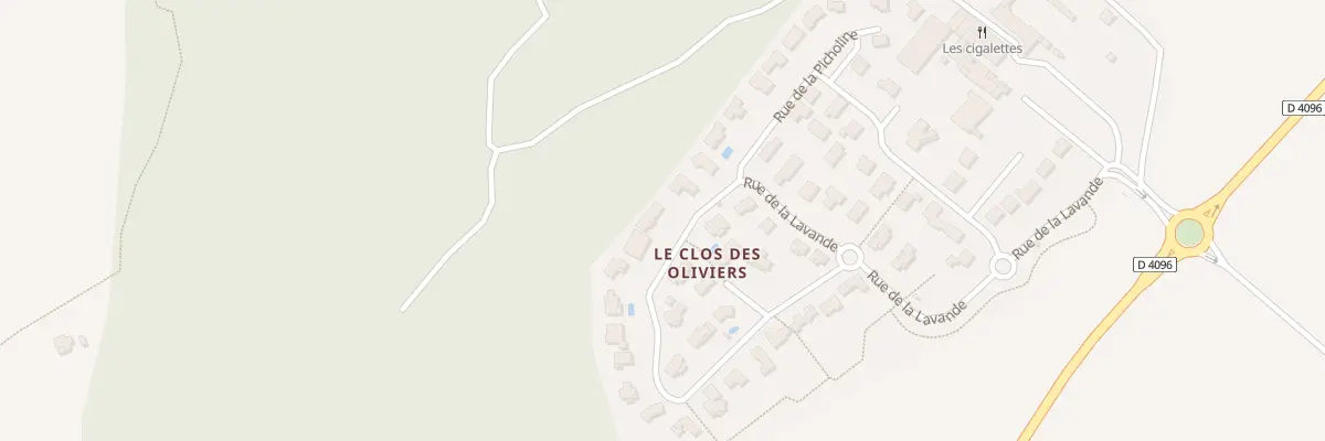 Plan du 309 Rue des Romarins à Peyruis