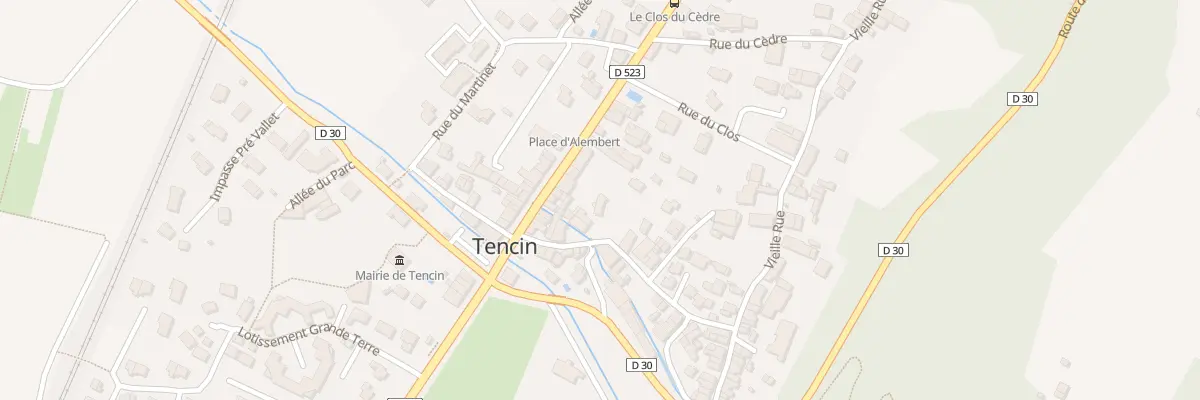 Plan du 75 Rue du Lavoir à Tencin