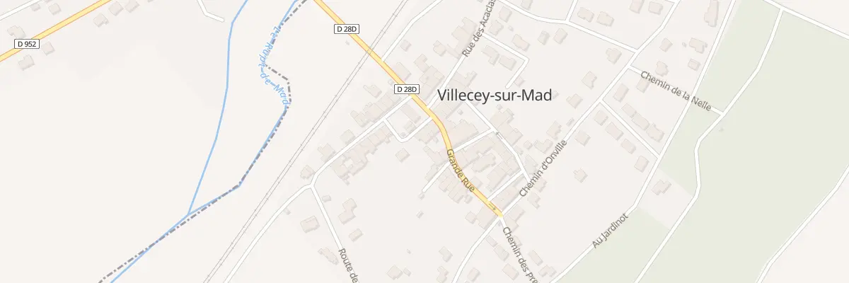 Plan du 2 Rue Georges Navel à Villecey-sur-Mad