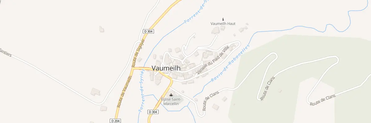 Plan du 126 Mte du Chateau à Vaumeilh