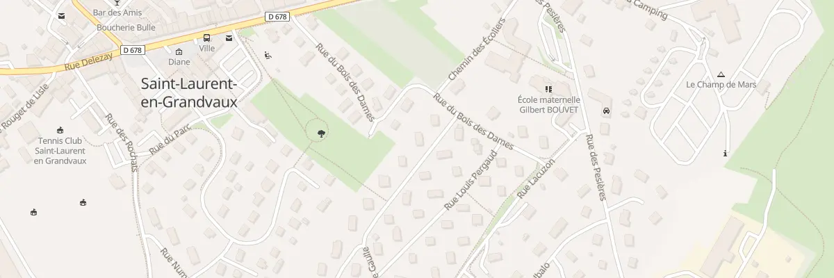 Plan du 2 Rue du Général de Gaulle à Saint-Laurent-en-Grandvaux