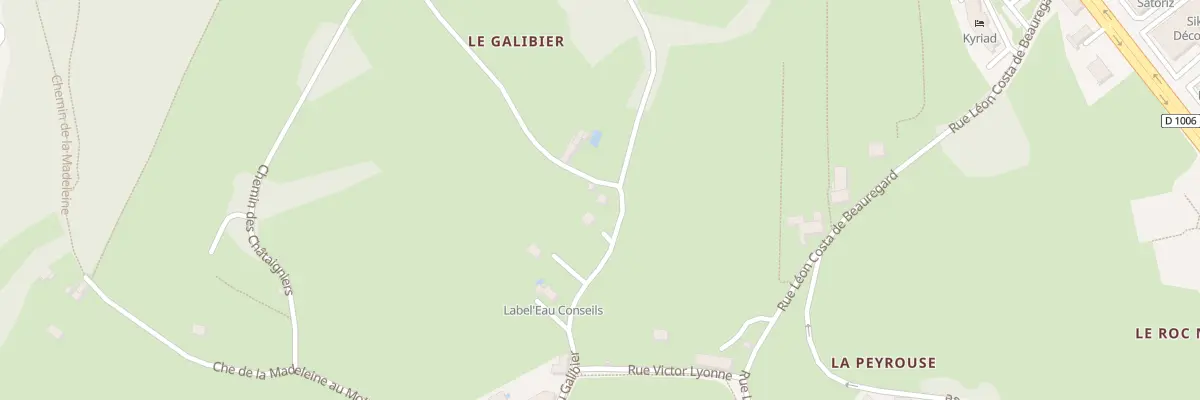 Plan du 495 Rue du Galibier à La Ravoire