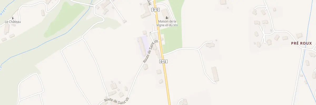 Plan du 5390 Le Gaz à Apremont