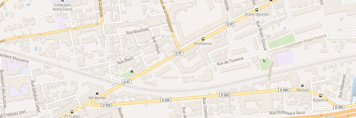 Plan du 192 Av Colonel Picot à Toulon