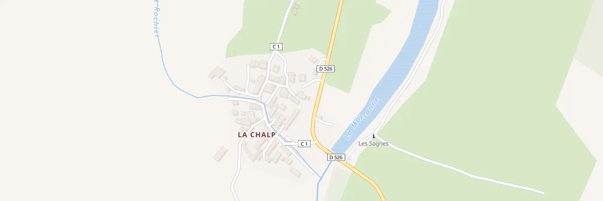 Plan du 1277 Rte du Grand Armet Rd 526 à Chantepérier