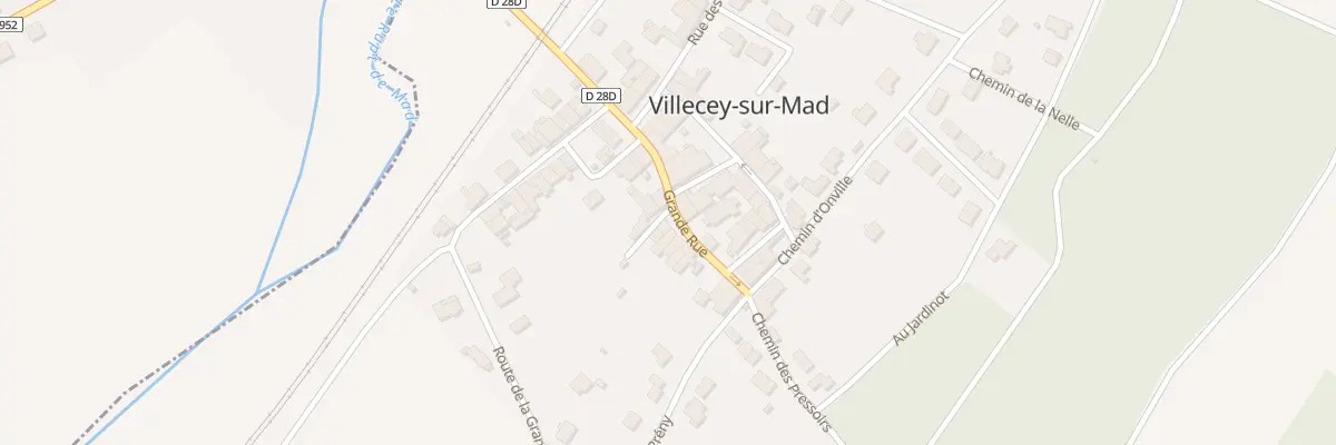 Plan du 9 Gr Grande Rue à Villecey-sur-Mad