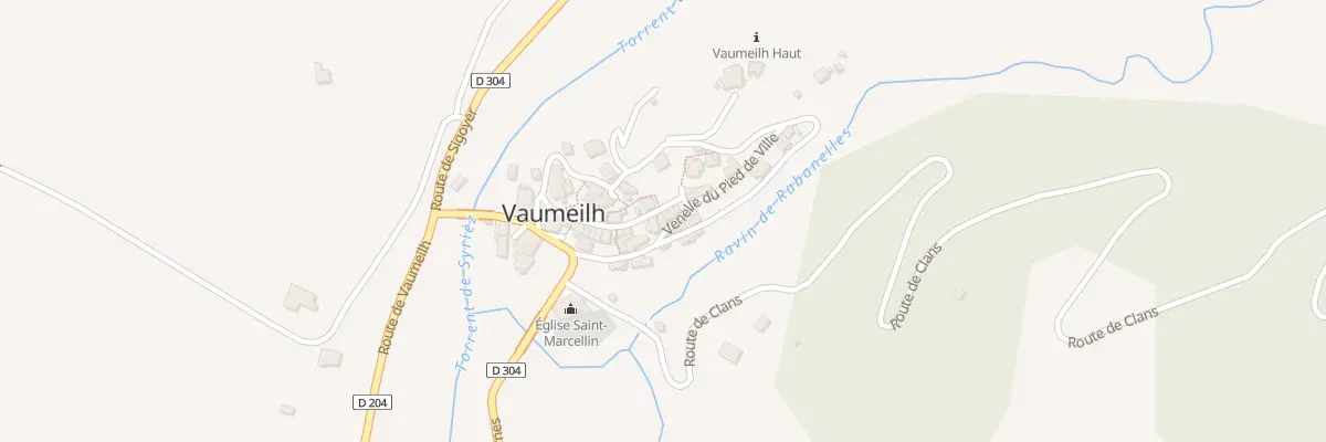 Plan du 108 Rue du Vieux Presbytère à Vaumeilh
