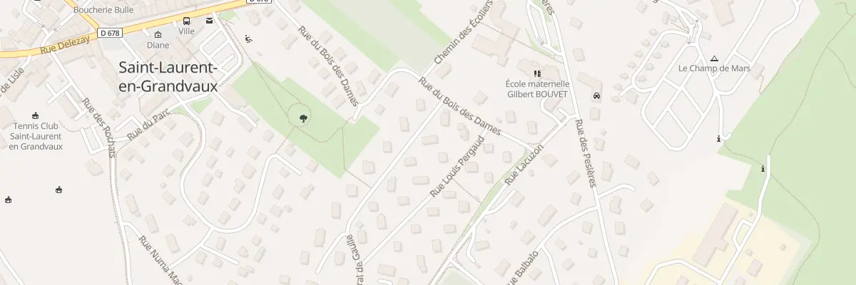 Plan du 3 Rue du Général de Gaulle à Saint-Laurent-en-Grandvaux