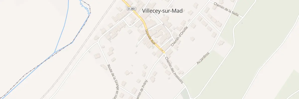 Plan du 15 Gr Grande Rue à Villecey-sur-Mad