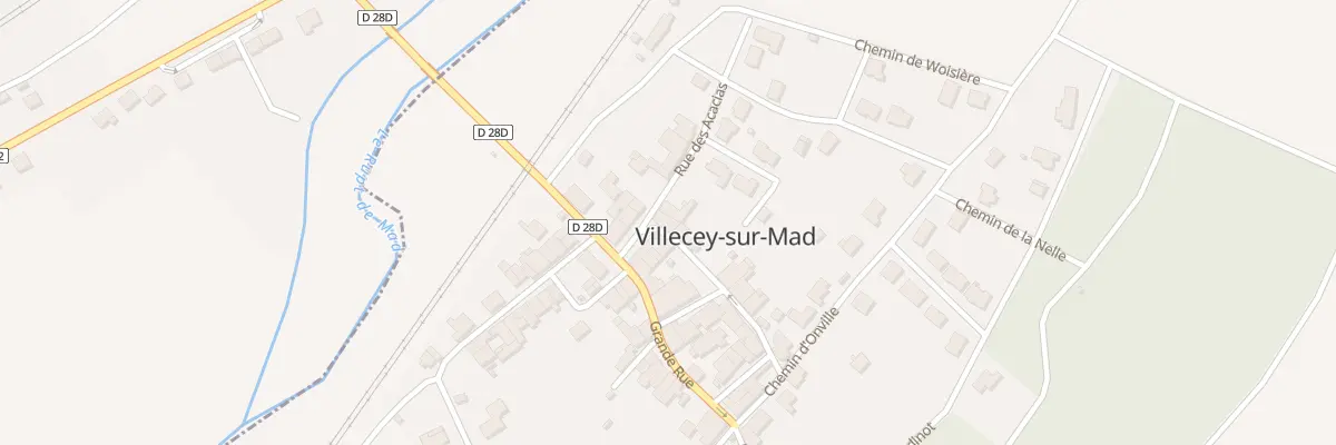 Plan du 1 Rue des Acacias à Villecey-sur-Mad