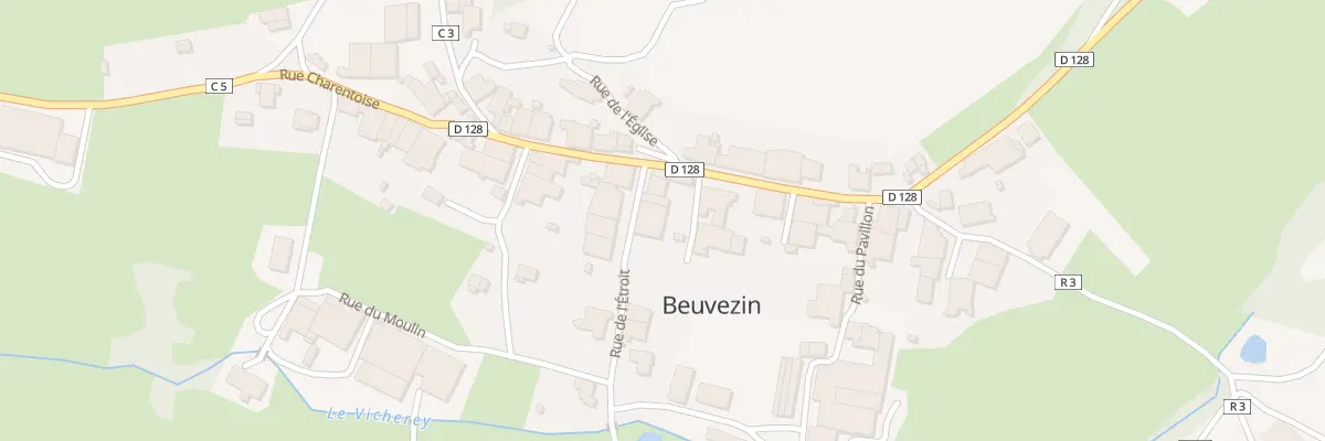 Plan du 4 Rue de l’Etroit à Beuvezin